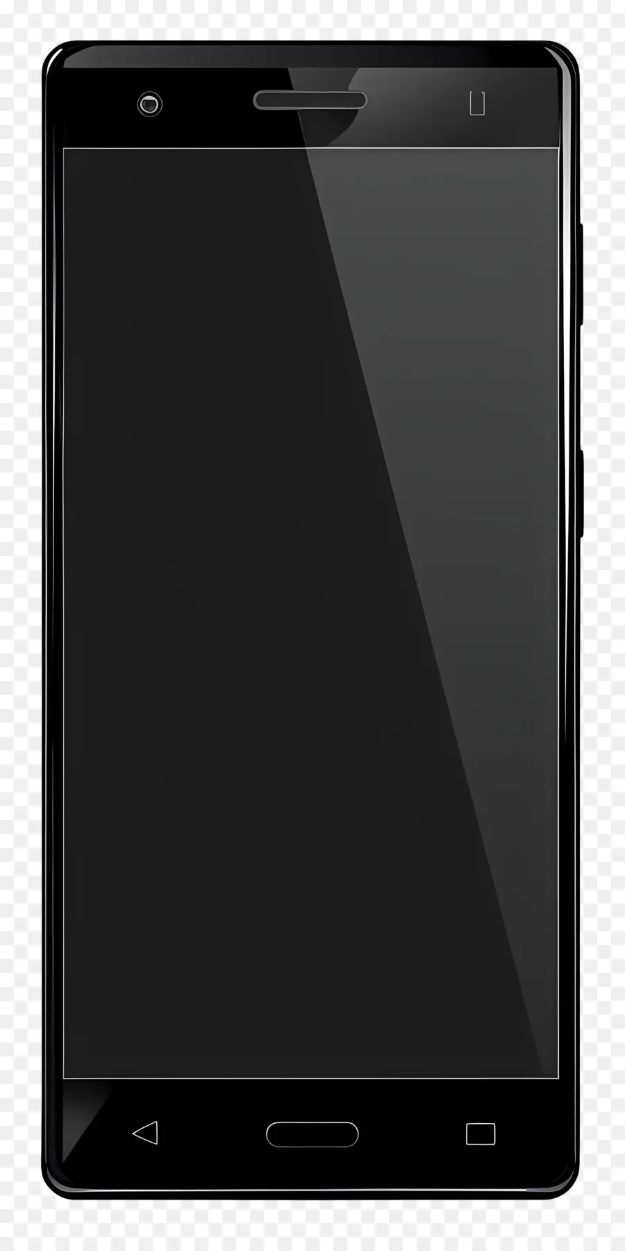 Noir Smartphone，Smartphone PNG