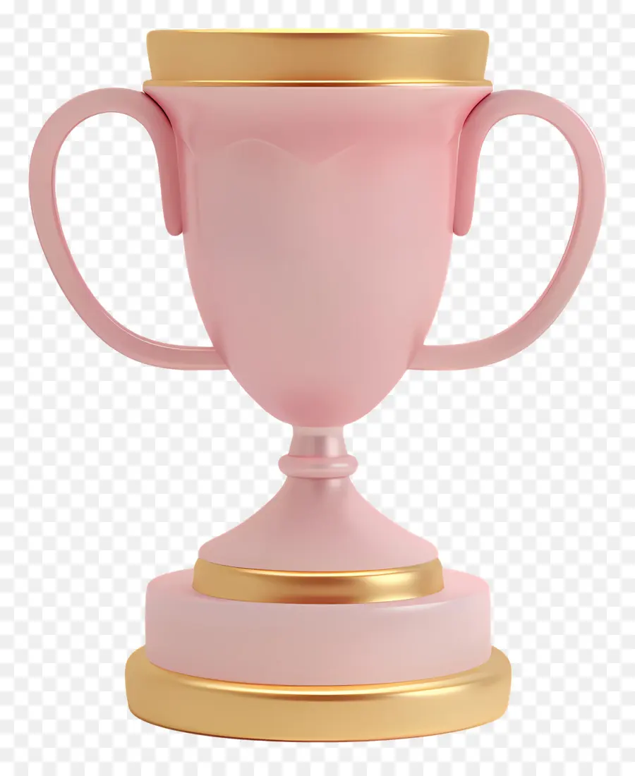 Vainqueur De La Coupe，Trophée Rose PNG