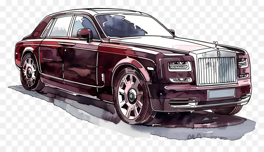 Voiture De Luxe，La Rolls Royce Phantom PNG