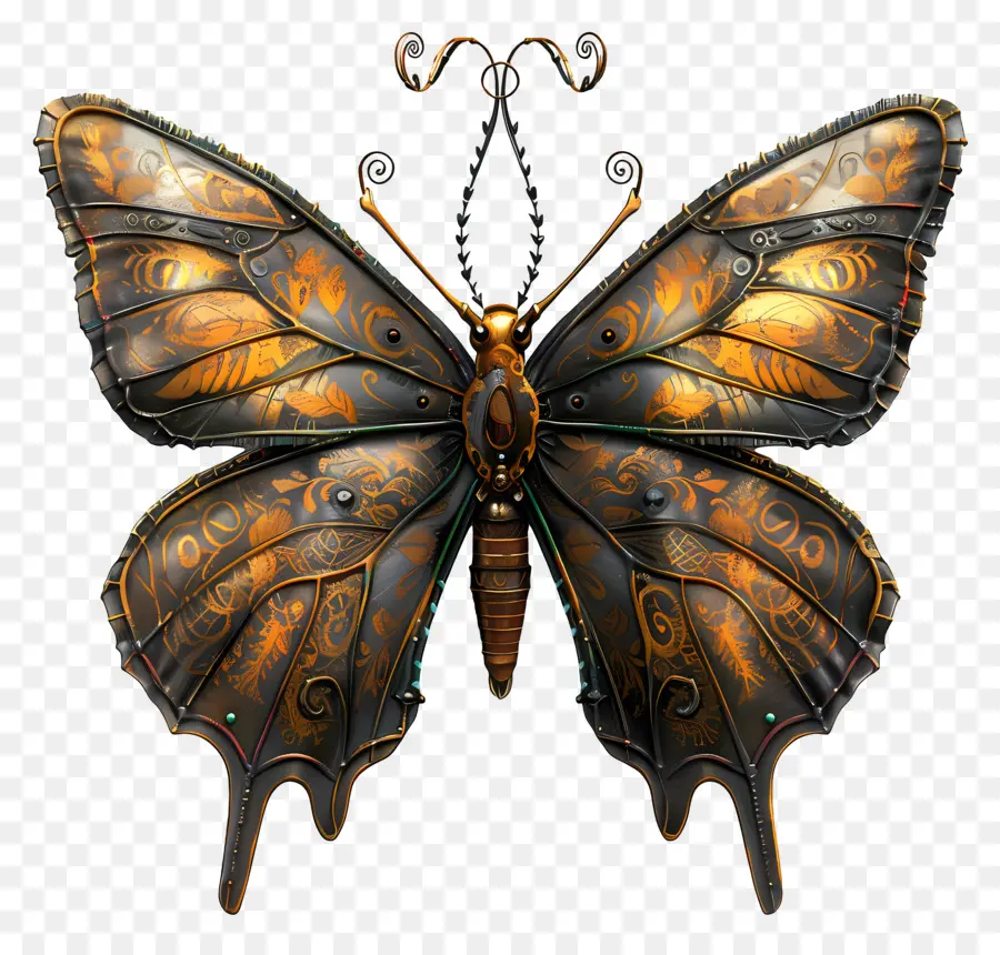 Papillon，Guindineau D'or PNG