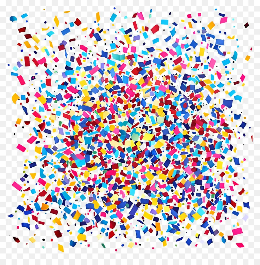 Confettis，Confettis Colorés PNG