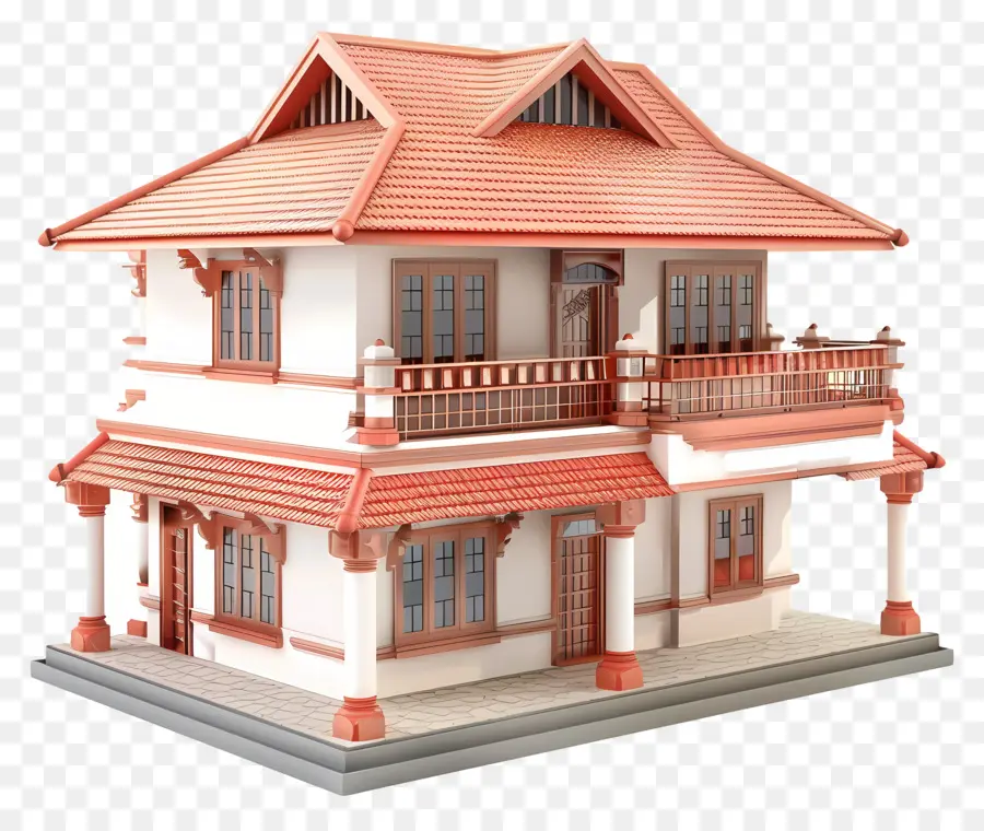 Maison Du Kerala，L'architecture Traditionnelle PNG