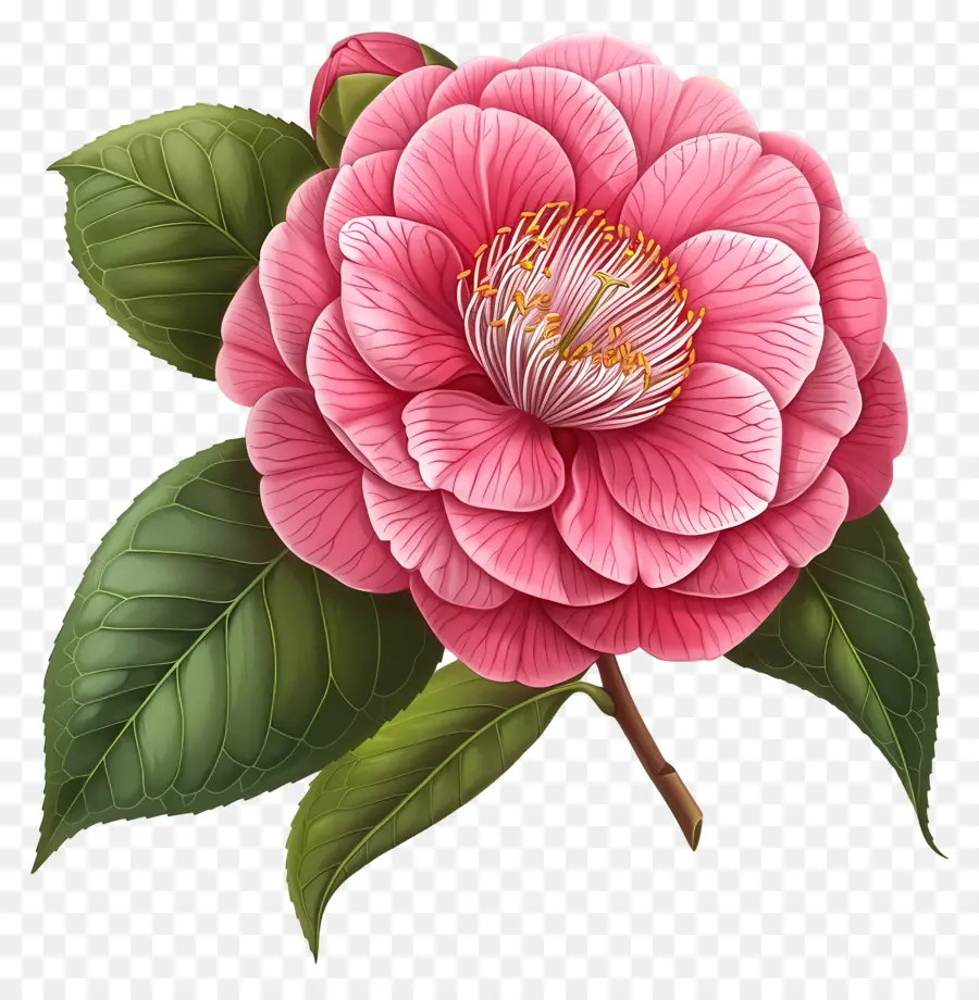 Camellia Fleur，Les éléments Suivants Sont Pertinents PNG