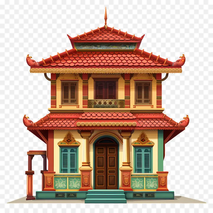 Maison Du Kerala，Maison Chinoise Traditionnelle PNG