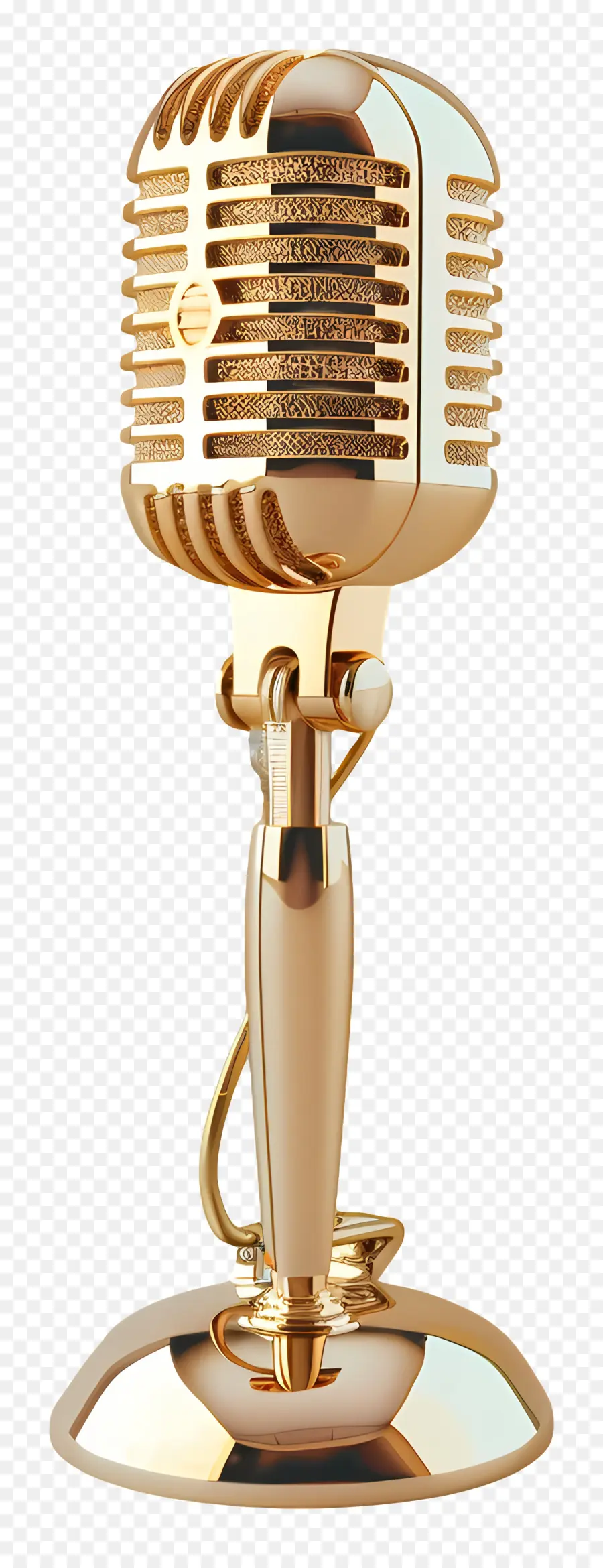 Micro Doré，Microphone PNG