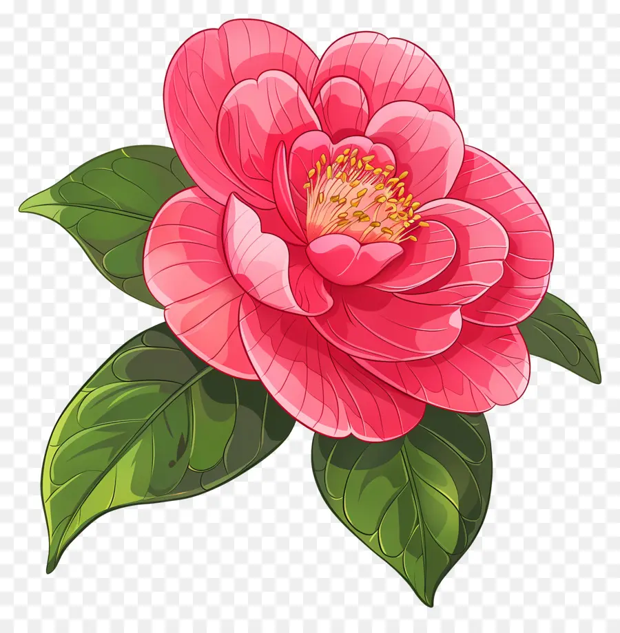 Camellia Fleur，Fleur Rose PNG