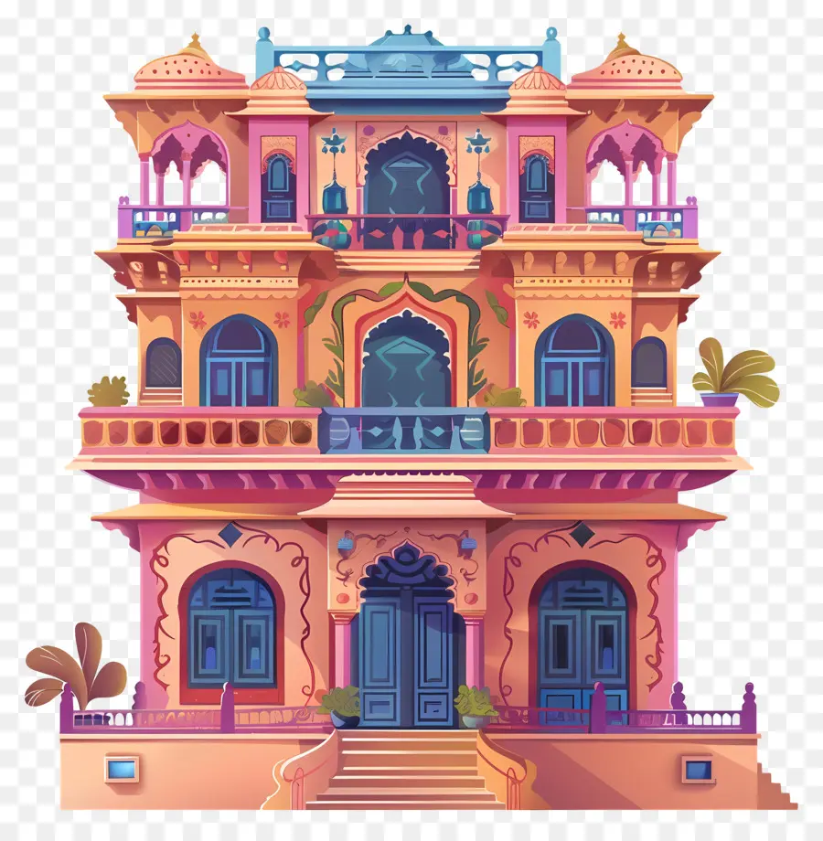 Maison Indienne，Architecture Indienne PNG