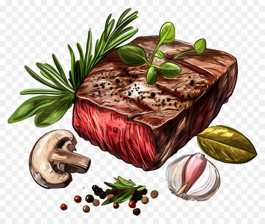 Steak，La Cuisson PNG