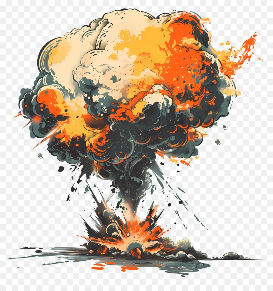 Explosion Nucléaire，Explosion PNG