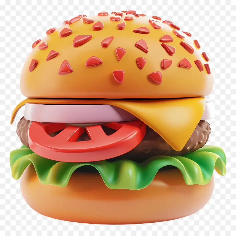 Big Burger，Burger De Poulet PNG