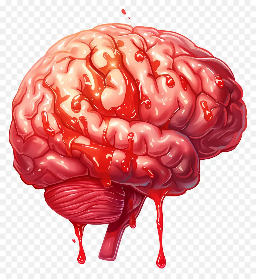 Animé Cerveau，Les Lésions Cérébrales PNG