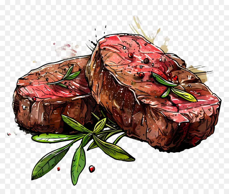 Steak De Boeuf，Steak PNG