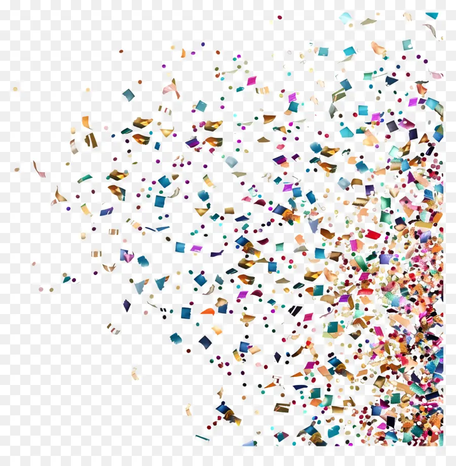 Confettis Scintillants，Confettis PNG