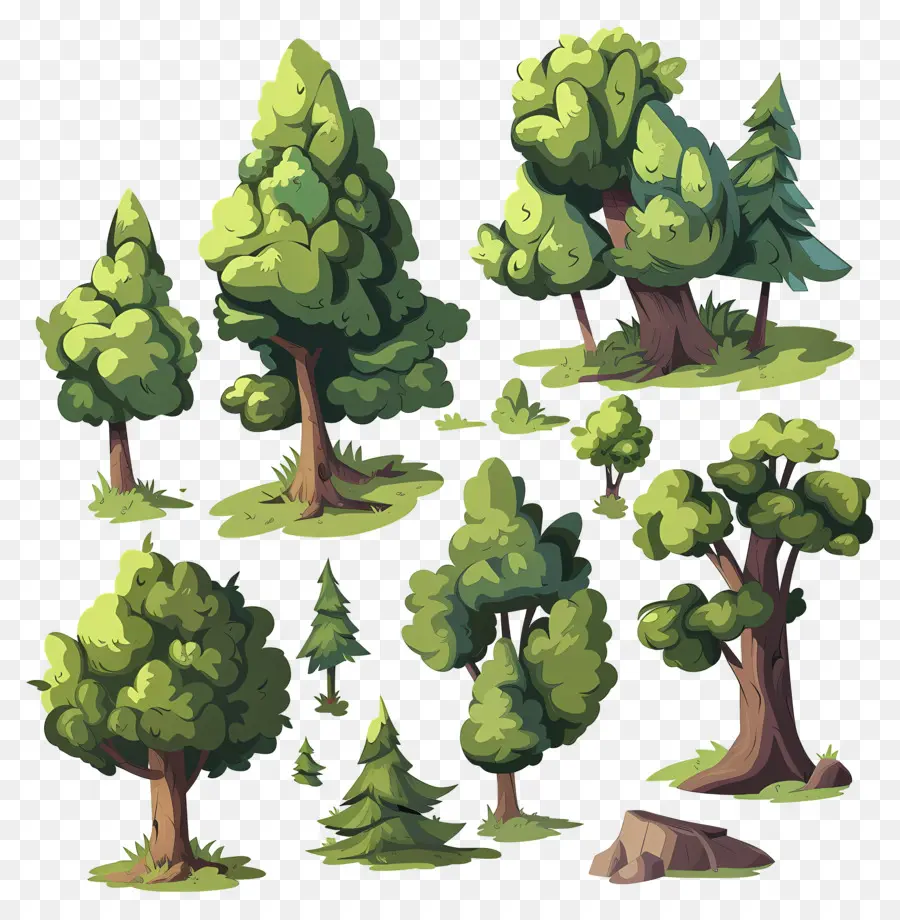 Arbres Forestiers，Arbres PNG