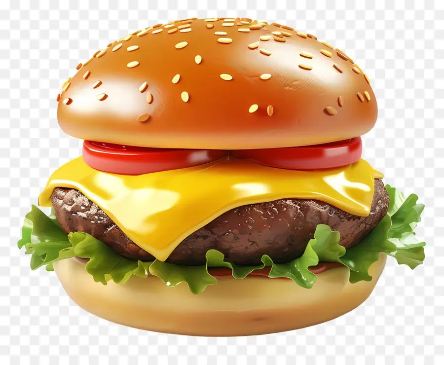 Hamburger Au Fromage，Hamburger PNG