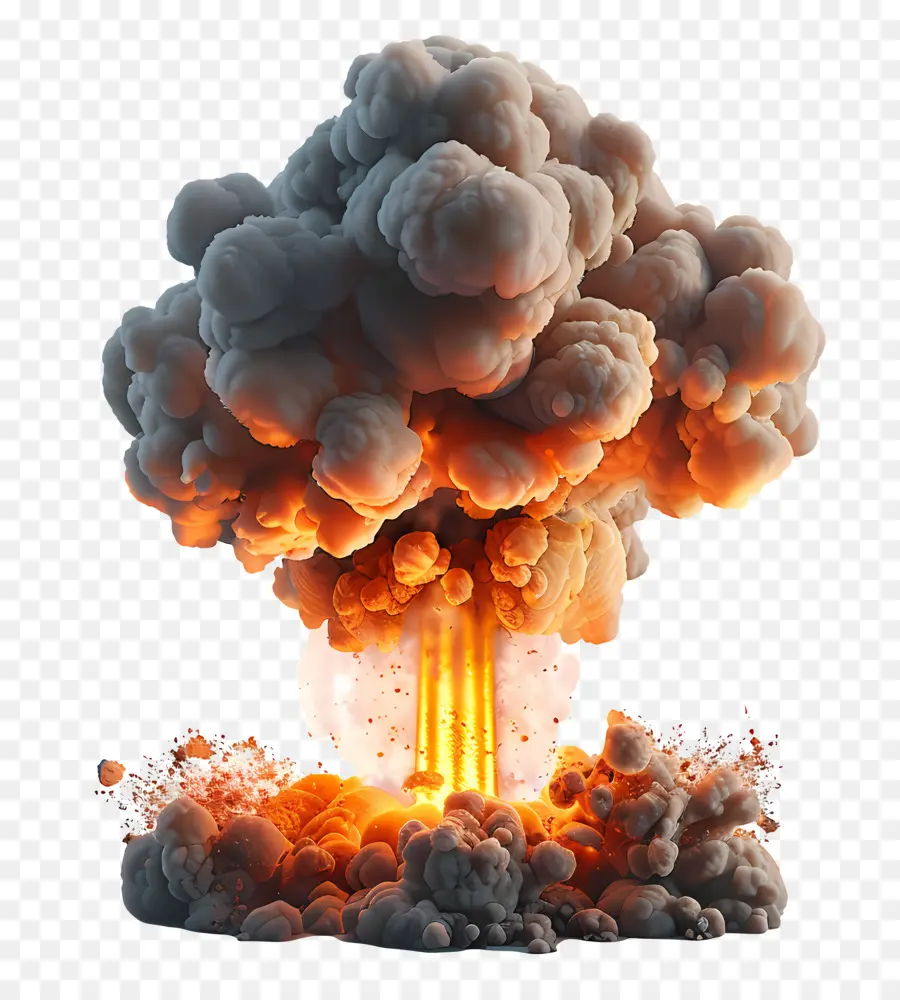 Explosion Nucléaire，Boule De Feu PNG