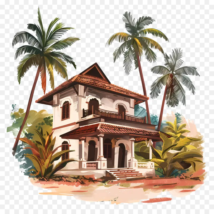 Maison Du Kerala，Maison Tropicale PNG