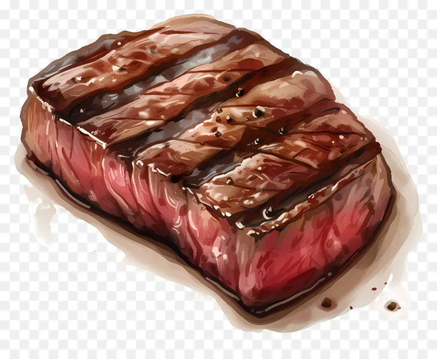 Steak Moyen Rare，Steak De Boeuf PNG