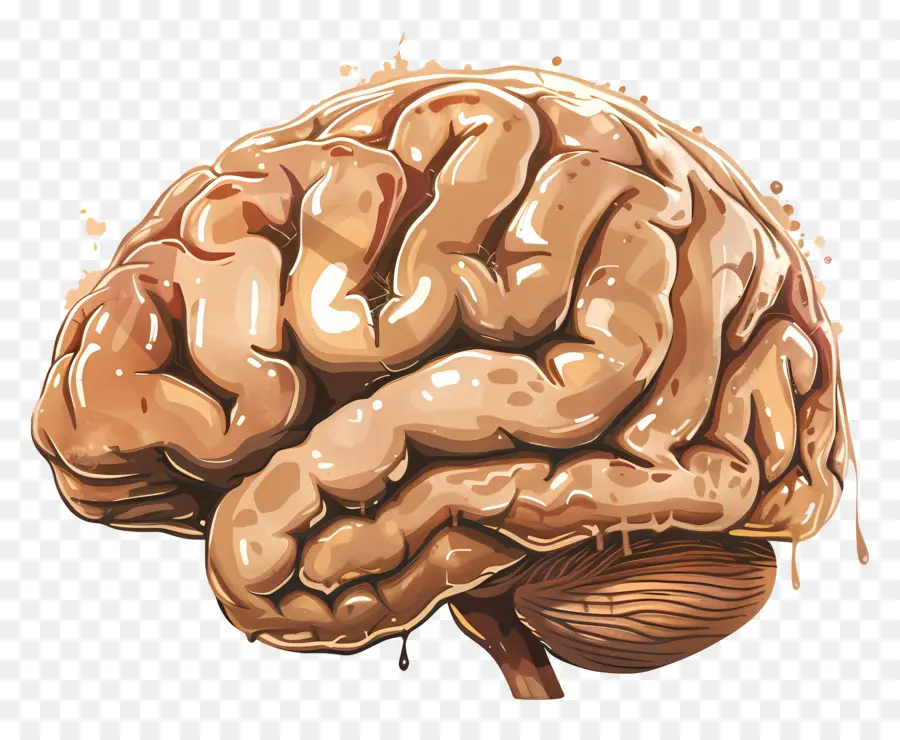 Animé Cerveau，L'anatomie Du Cerveau PNG