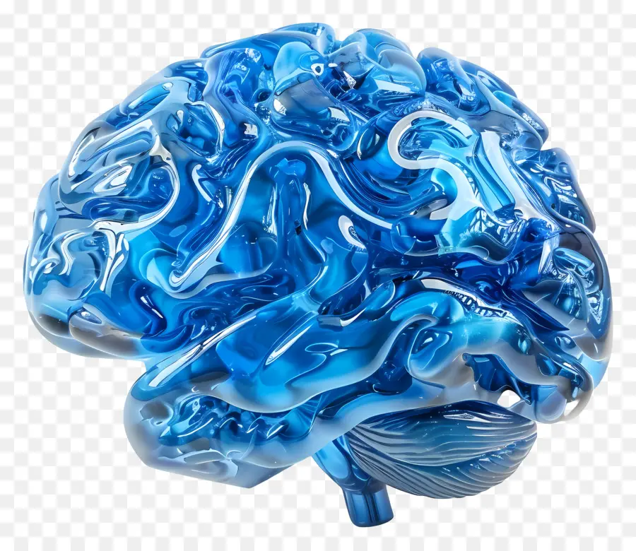 Cerveau Bleu，L'anatomie Du Cerveau PNG