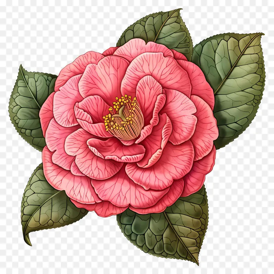 Camellia Fleur，Rose Rose PNG