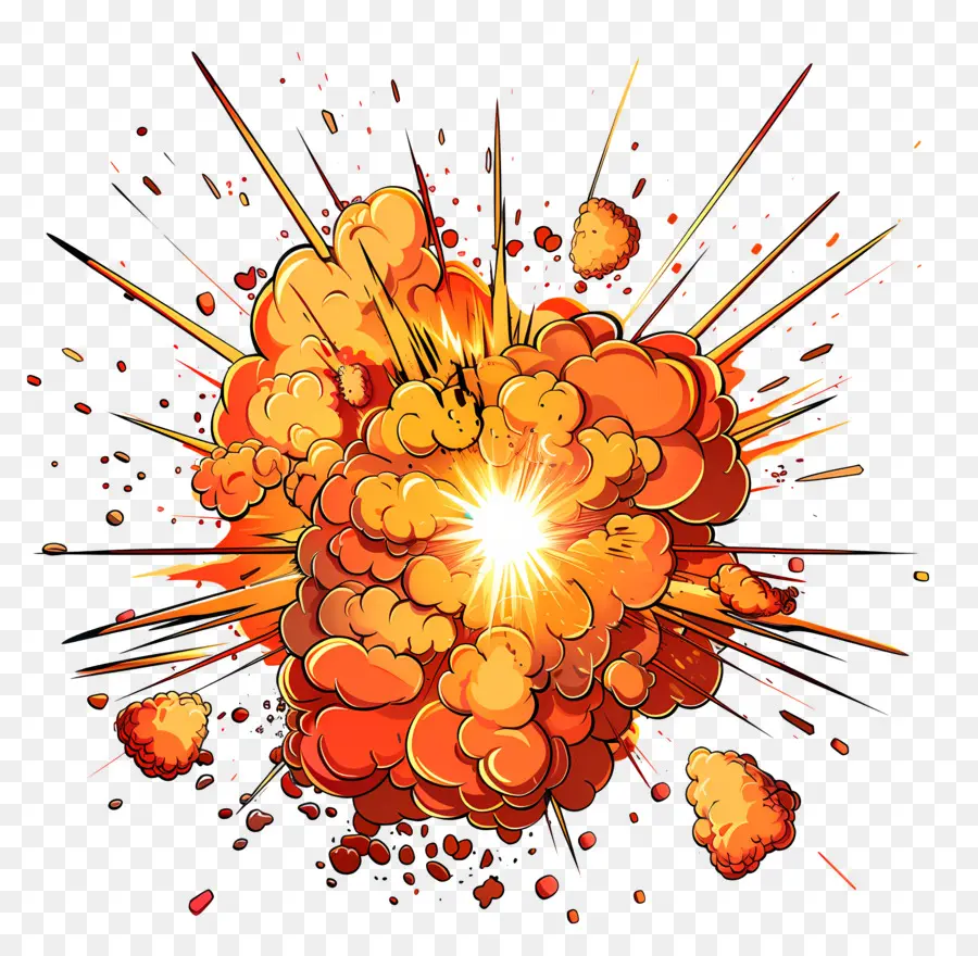 Explosion Animée，Explosion PNG
