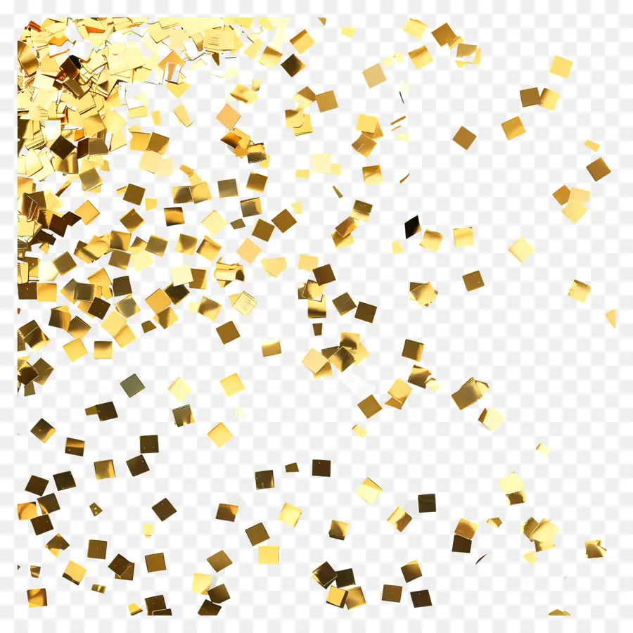 Confettis Or，Or Scintille PNG