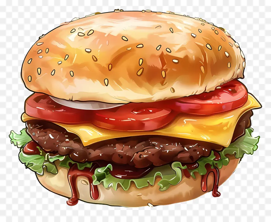 Big Burger，Burger PNG