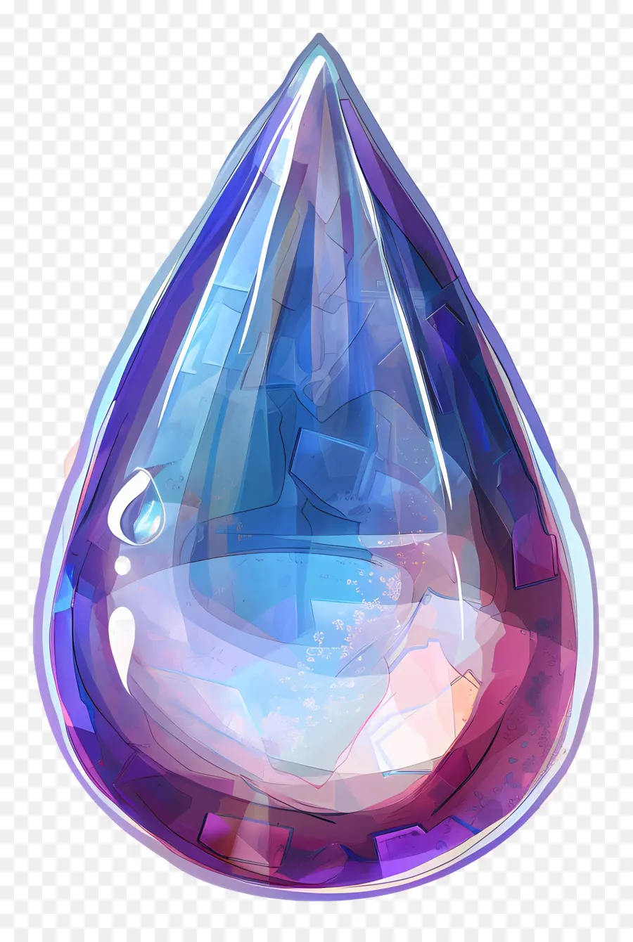 Goutte D'eau，Cristal PNG