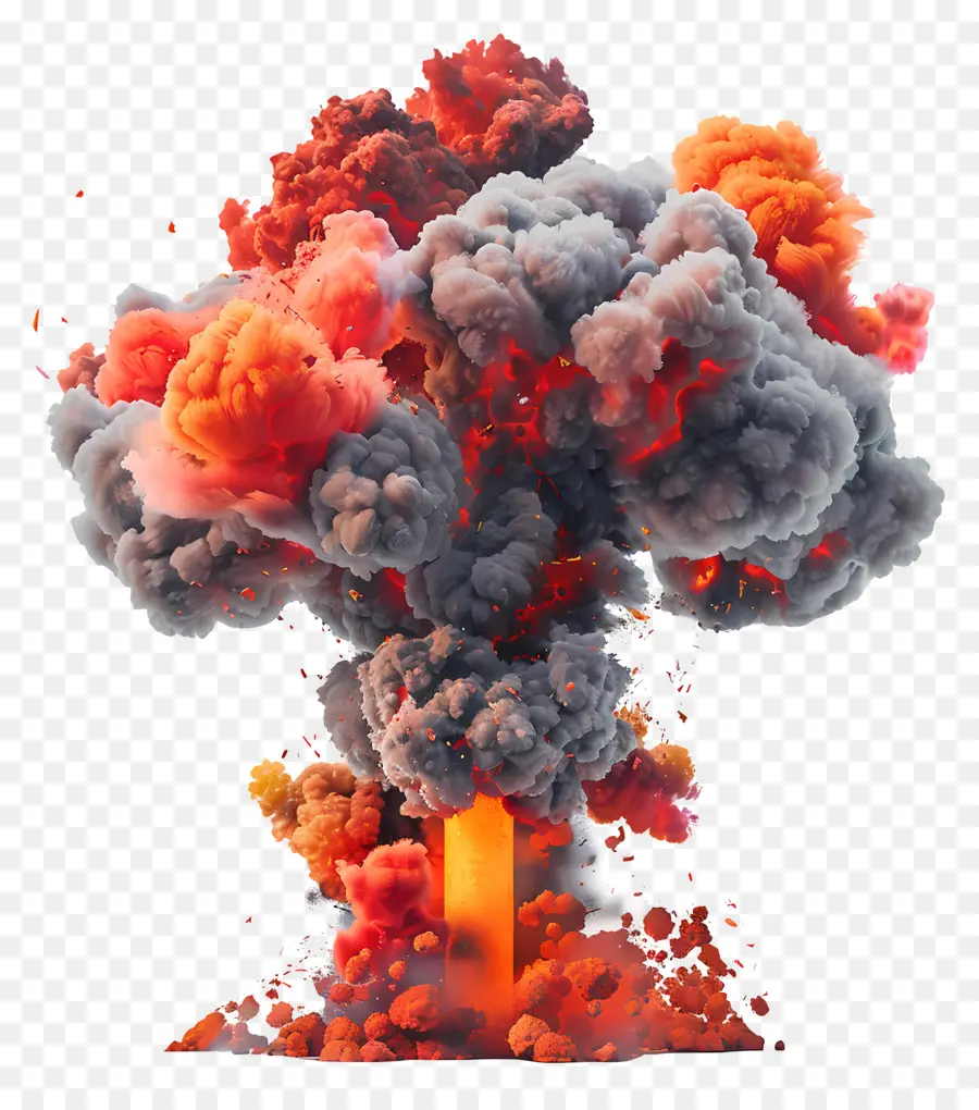 Explosion Nucléaire，Feu PNG