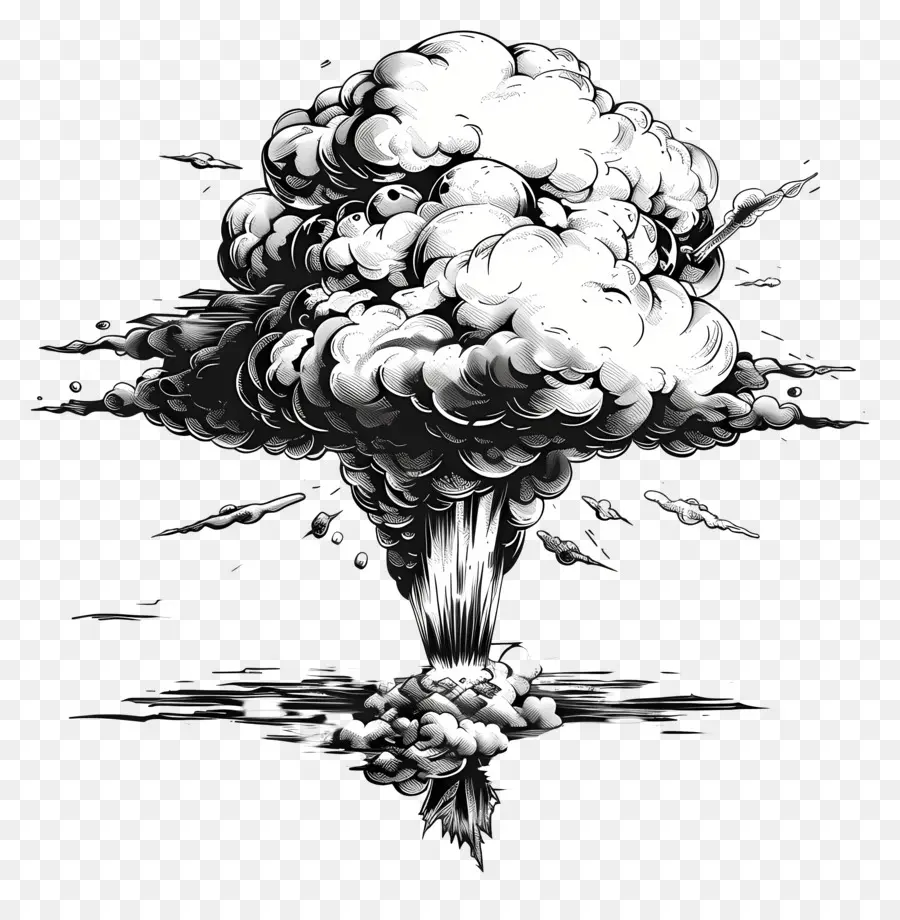 Explosion Nucléaire，De La Bombe Atomique PNG