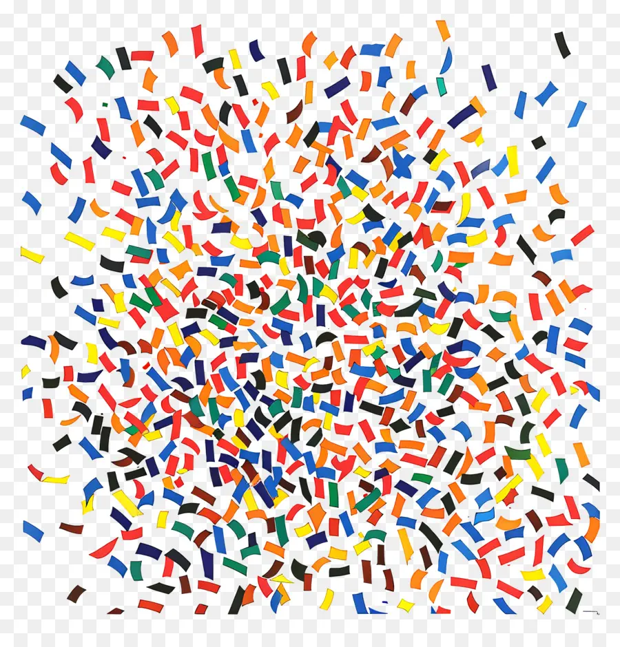Confettis，Multicolore PNG