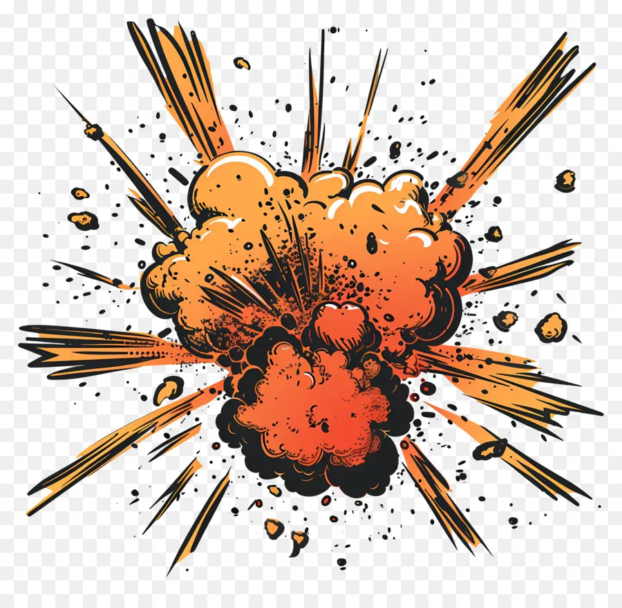 Explosion Animée，Explosion PNG