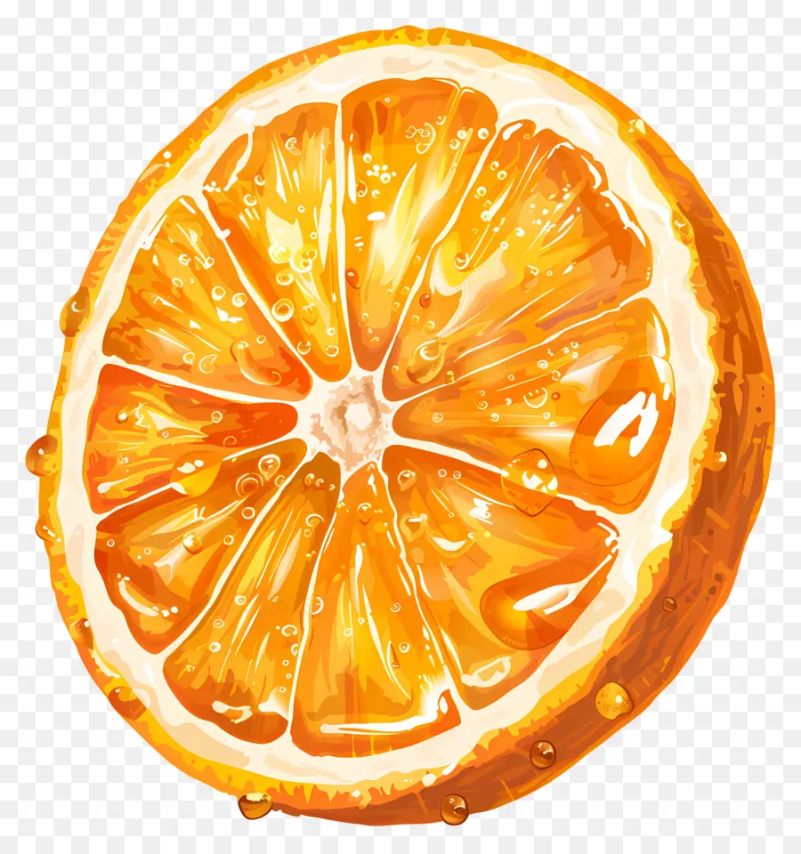 Tranche De Fruit Orange，Tranche De Citron PNG