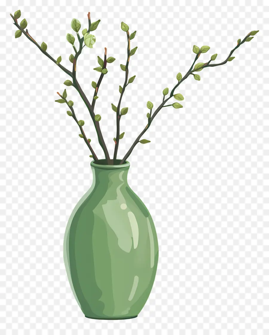 Vase Vert，Vase PNG