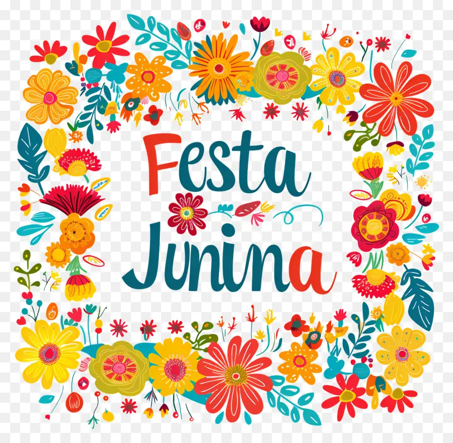 Festa Junina，Motif Floral PNG