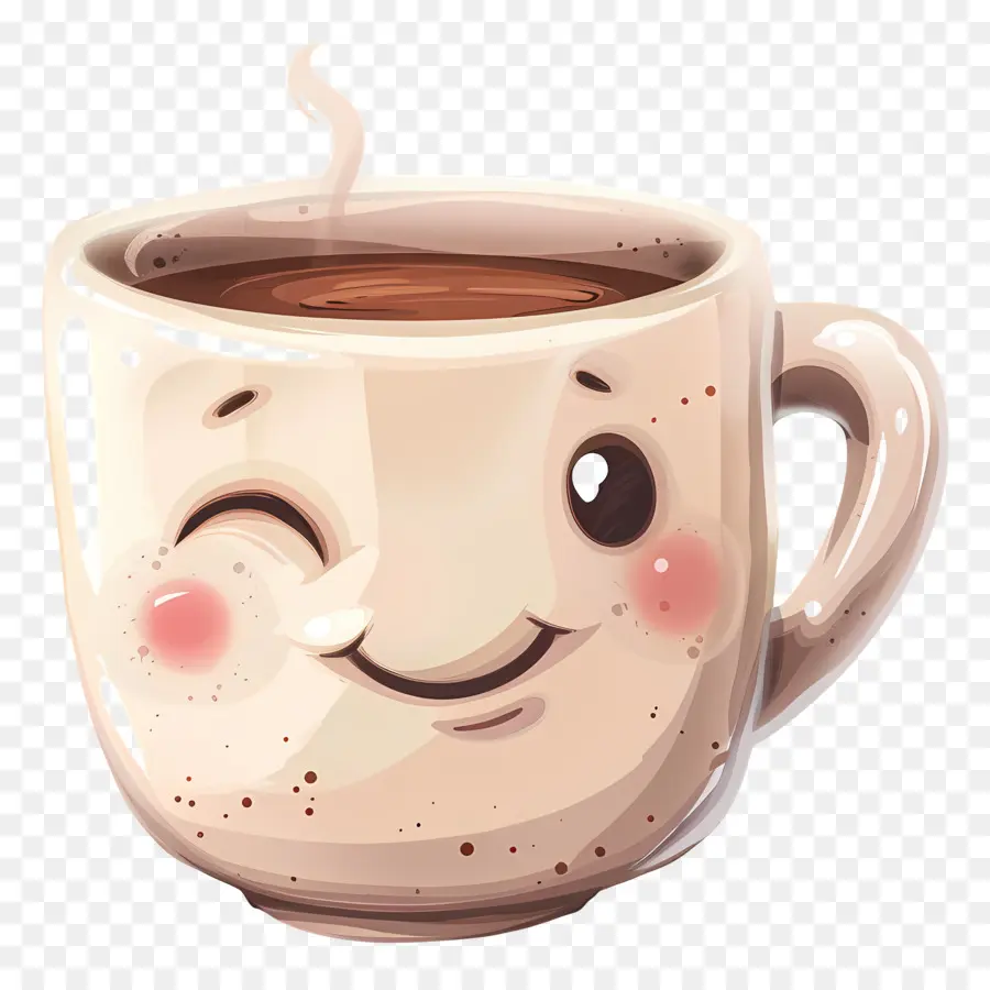 Jolie Tasse à Café，Coupe Souriante PNG