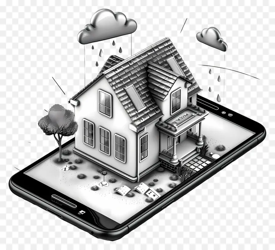 Services D'assurance Habitation，Smartphone PNG