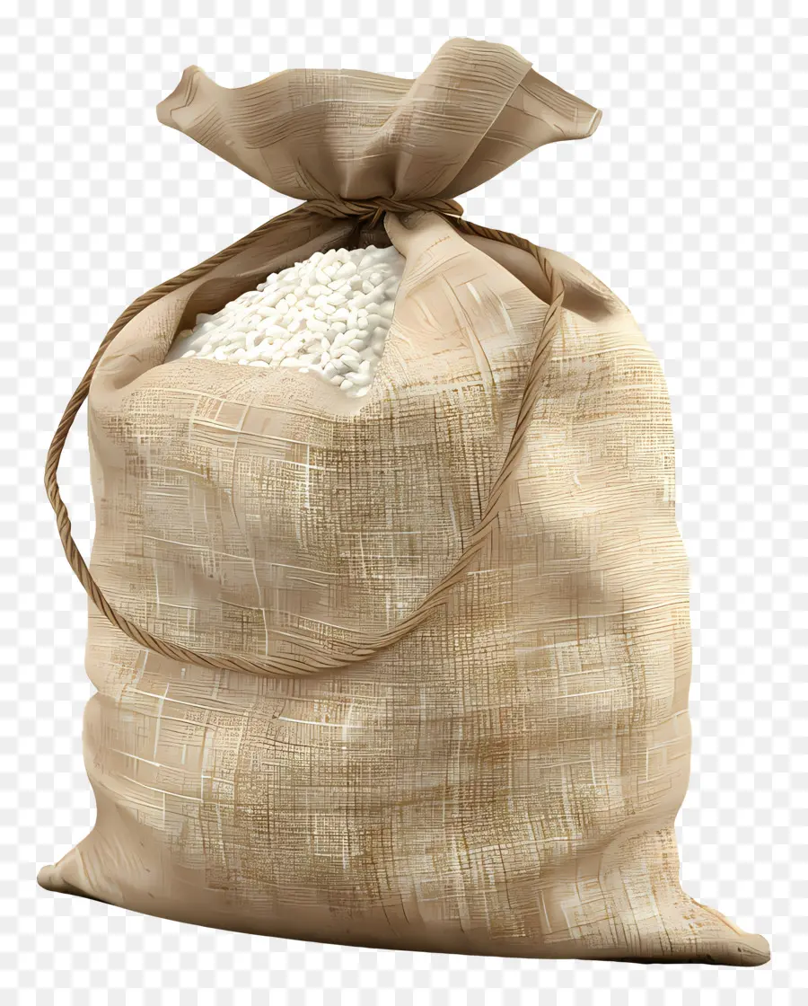 Sac De Riz，Sac De Toile De Jute PNG