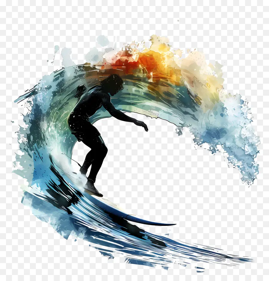 Surf，Onde PNG