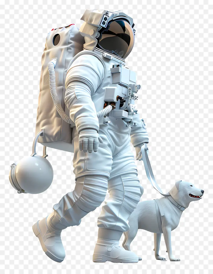 Chien De Marche De L'astronaute，L'astronaute PNG