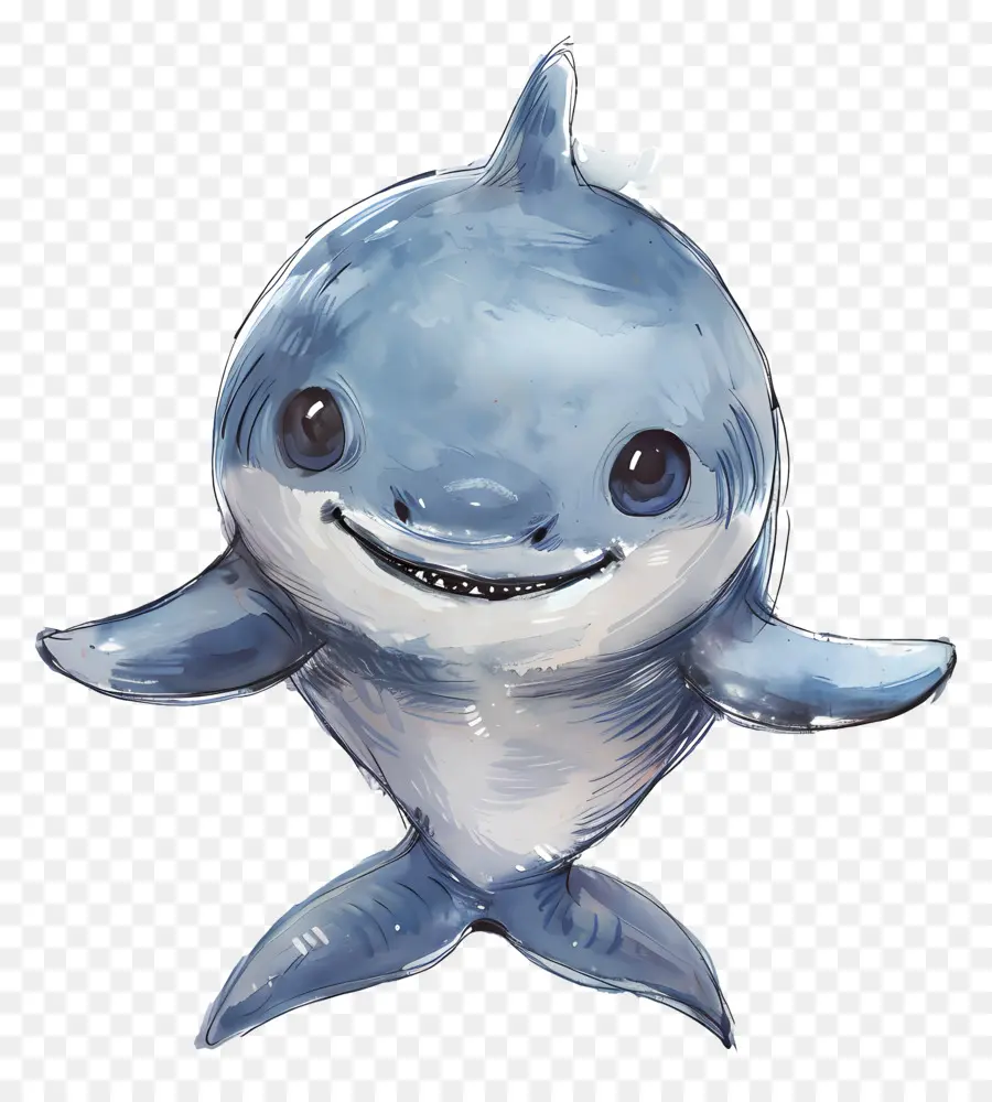 Bébé Requin，Requin Bleu PNG