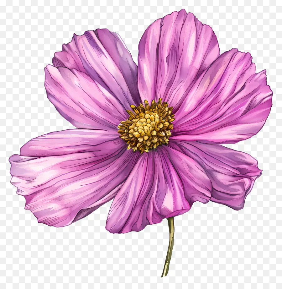 Cosmos Fleur，Fleur Rose PNG