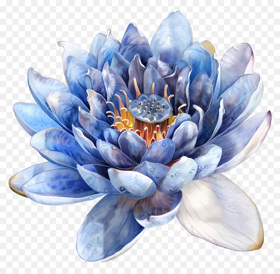 Nénuphar，Lotus Bleu PNG
