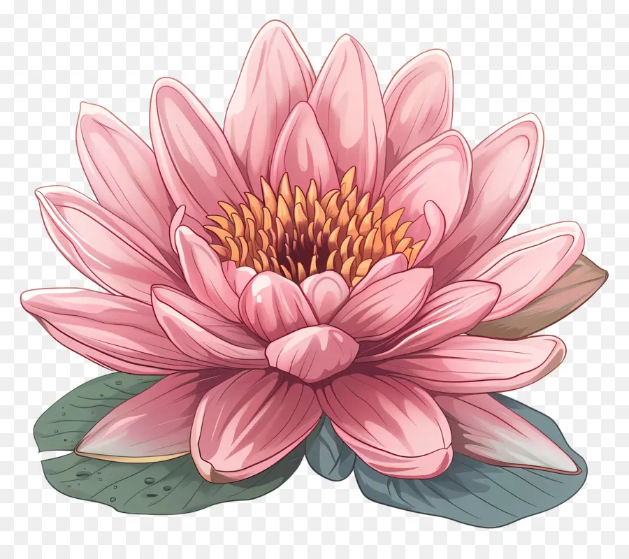 Nénuphar，Lis à Eau Rose PNG