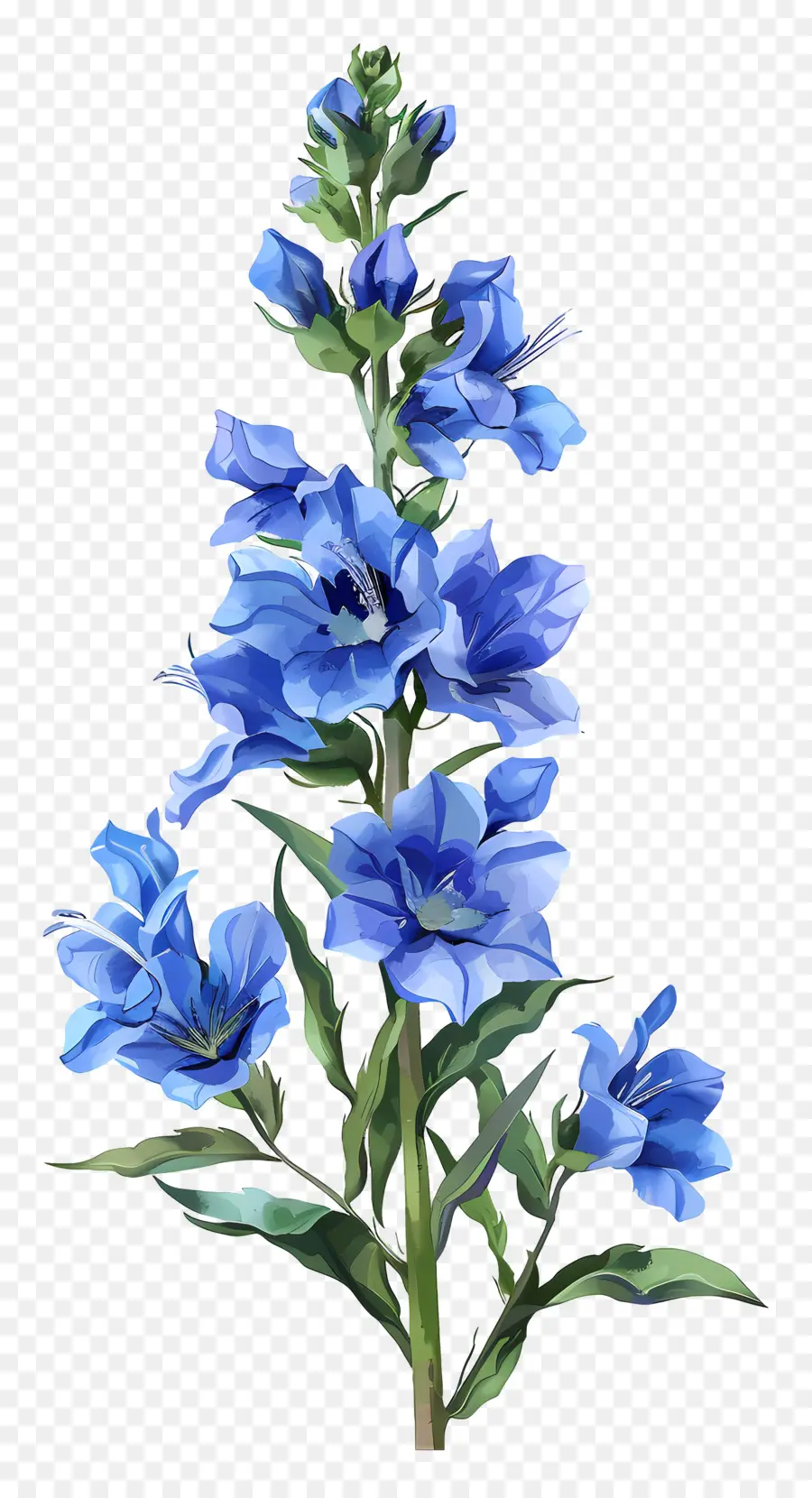 Fleur De Lot，Fleur Bleue PNG