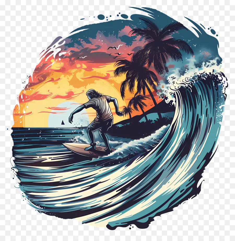 Surf，Surfeur PNG