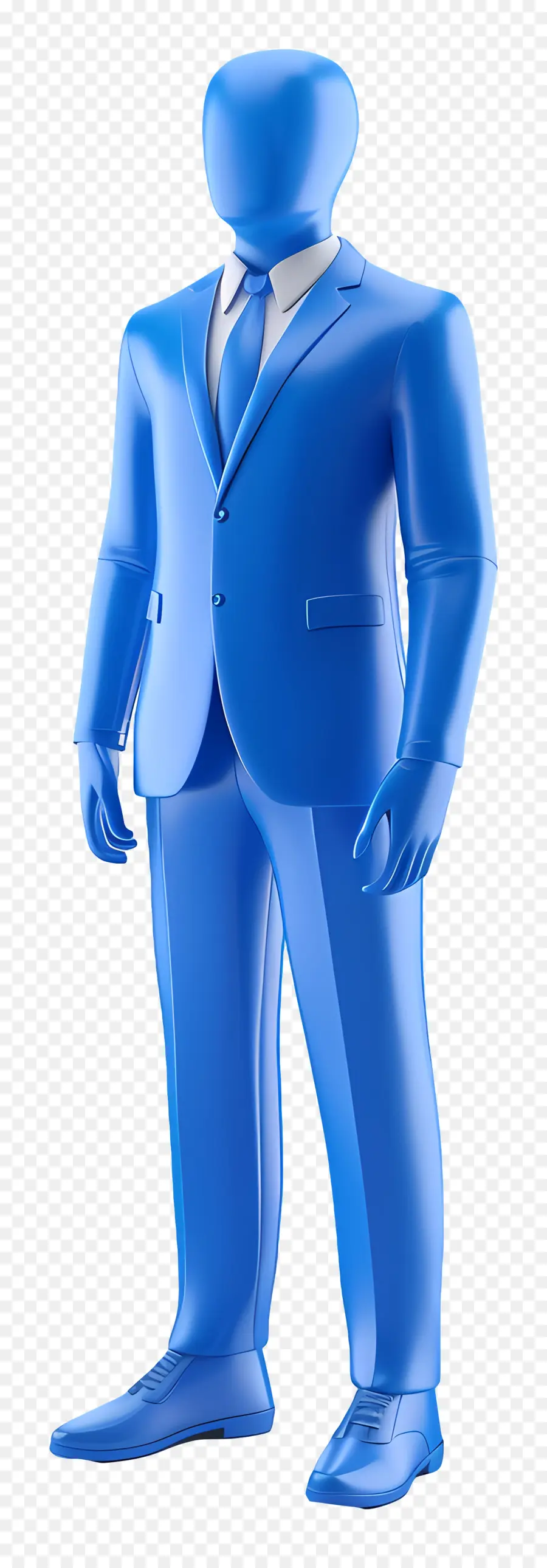 Costume Bleu，L'homme D'affaires PNG