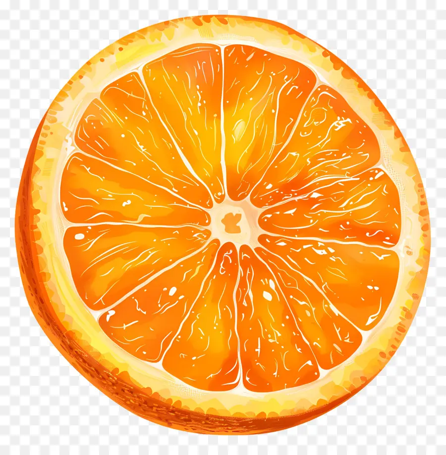 Trancher Les Fruits Orange，Tranche D'orange PNG