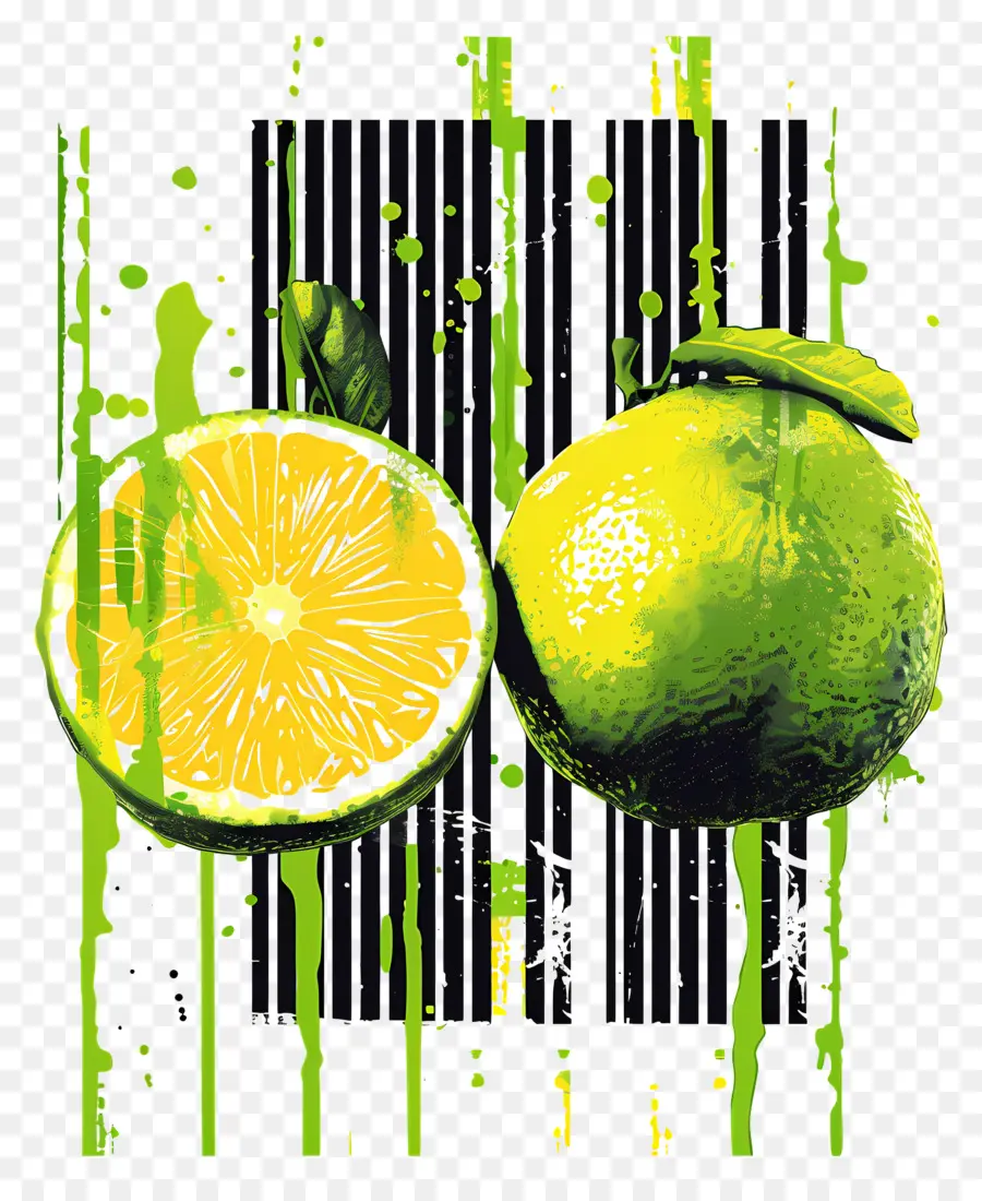 Creative Barcode，Limes PNG